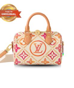 [True-to-ORIGINAL] Louis Vuitton Speedy Bandouliere 20 Bag Beige For Women 8.1in/20.5cm M11209