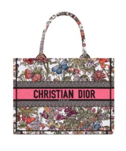 Christian Dior Medium Dior Book Tote Bag Latte For Women M1324OWHP_M030 - 36.5 Cm/ 14.5 Inches