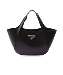Prada Medium Tote Bag Black For Women 11 Inches/ 28 Cm 1BG483_2AIX_F0002_V_OOO