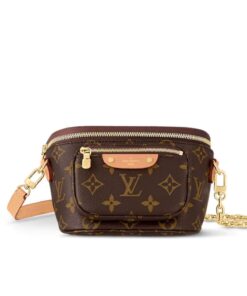 Louis Vuitton Mini Bumbag Brown For Women 17cm / 6.7 in M82335