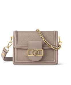 Louis Vuitton Mini Dauphine Brown Bag For Women M23559- 7.9 Inches / 20 Cm