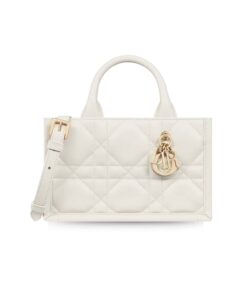 Dior Mini Dior Book Tote White For Women 8.5 Inches/ 21.5 Cm S5573OWHP_M030