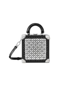 Louis Vuitton Mini Square Trunk LV Flower Silver For Women 17cm/6.7in - M12253