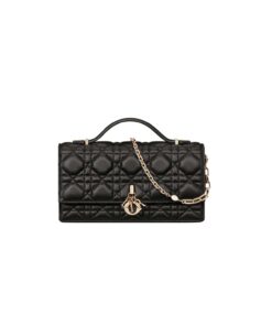 Dior Miss Dior Mini Bag Black For Women S0980ONMJ_M900 8.5in/21cm