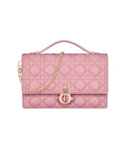 Christian Dior Miss Dior Top Handle Bag Pink For Women M0997ONGE_M92P - 24 Cm/ 9.5 Inches