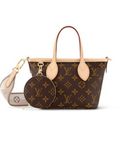Louis Vuitton Neverfull BB Bag Beige For Women M46705- 23.8 Cm/ 9.4 Inches