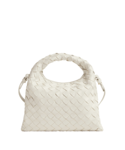 Bottega Veneta Women Mini Hop Bag Bottega Veneta Women Mini Hop Bag White