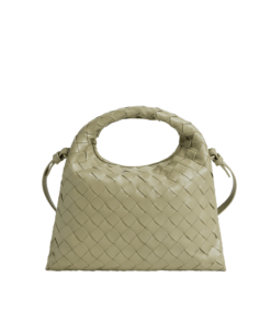Bottega Veneta Women Mini Hop Bag Travertine