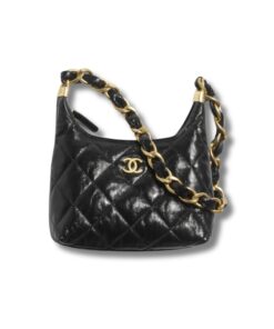 Chanel Small Hobo Black Bag For Women 8.8 Inches/ 22.5 Cm AS4922 B16897 94305