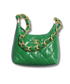 Chanel Small Hobo Green Bag For Women 8.8 Inches/ 22.5 Cm AS4922 B16897 NY566