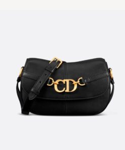 Dior Small CD Besace Bag Black For Women 9.5in/24cm M9380UBGQ_M900