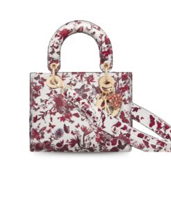 Dior Small Lady Dior My ABCDior Bag White For Women 8 Inches/ 20 Cm M0538OIFP_M933