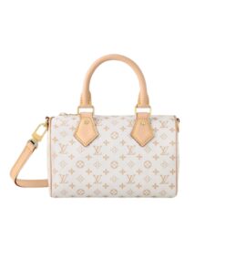 Louis Vuitton Speedy Bandouliere 20 Beige For Women M12747