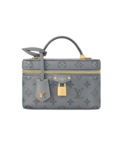 Louis Vuitton Vanity Chain Pouch Trianon Gray For Women 19cm/7.5in - M12427