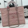 Chanel Deauville Tote 38cm Pink For Women A66941