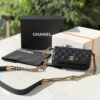 Chanel Small Flap Bags Gold Hardware Black For Women, Women's Handbags, Shoulder Bags 7.5in/19.2cm