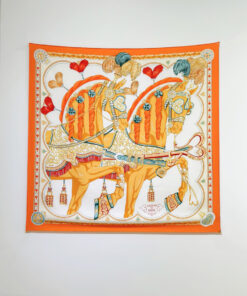 Hermes Harnais de Coeur scarf 90