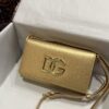 Dolce Gabbana 3.5 Clutch Gold For Women 8.3in/21cm DG