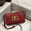 Dolce Gabbana 3.5 Clutch Burgundy For Women 8.3in/21cm DG