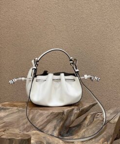Fendi Pomodorino White Mini Bag For Woman 17cm/6.5in 8BS059AHWUF0VWM
