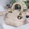 Christian Dior Medium Lady D-Lite Bag Pink For Women 24cm/9.5in CD M0565OTDT_M912