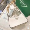 Prada Re-Edition 2005 Saffiano Leather Bag White For Women, Women's Bags 8.6in/22cm