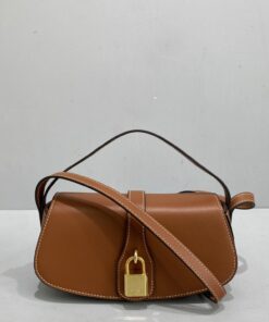 Celine Clutch On Strap Brown For Women 7in/18cm 10I593DQ1.04LU