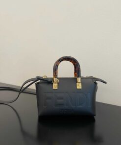 Fendi By The Way Black Mini Bag For Woman 17cm/6.5in