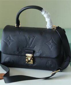 Louis Vuitton Madeleine MM Monogram Empreinte Black For Women, Women's Handbags, Shoulder and Crossbody Bags 11.8in/30cm LV M45976