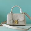 Louis Vuitton Madeleine BB Monogram Empreinte Creme Beige For Women, Women's Handbags, Shoulder and Crossbody Bags 9.4in/24cm LV M46008
