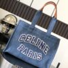 Celine Medium Denim Tote For Women 16in/41cm