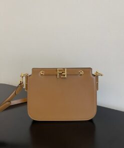 Fendi Touch Brown Bag For Woman 19cm/7.5in
