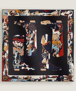 Hermes Bottes Story scarf 90