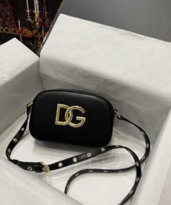 Dolce Gabbana Crossbody 3.5 Bag Black For Women 7.5in/19cm DG BB7095AW57680999