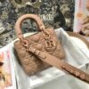 Christian Dior Smal Lady Dior My ABCDIOR Bag Brown For Women 8in/20cm CD