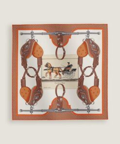 Hermes Carrick a Pompe scarf