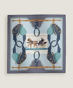 Hermes Carrick a Pompe scarf