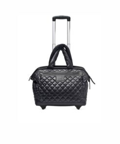 Chanel Cocoon Diamond Quilted Trolley Black For Women 14in/35cm