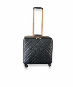 Chanel Suitcase Black For Women 19.7 in/50cm