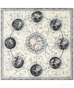 Dior Phases Lunaires 90 Square Scarf
