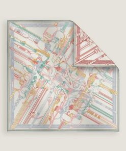 Hermes Concours d'Etriers Remix double face scarf