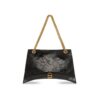 Balenciaga Crush Large Chain Bag In Black For Women 15.7in/ 40cm 716332210IT1000