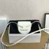 Celine Mini Besace Cuir Triomphe White For Women 4in/11cm 10J303DPQ.01BC