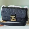 Louis Vuitton Marceau Monogram Empreinte Black For Women, Women's Handbags, Shoulder And Crossbody Bags 9.6in/24.5cm LV M46200