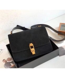 Saint Laurent Le Carre Satchel Black For Women 9in/23cm YSL