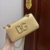 Dolce Gabbana Polished 3.5 Phone Bag Gold For Women 7.3in/19cm DG