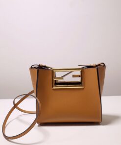 Fendi Way Small Brown Bag For Woman 20cm/8in