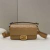 Fendi Baguette Brown For Women, Women's Handbags, Shoulder And Crossbody Bags 10.6in/27cm FF 8BR600