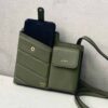 Fendi Bustine 2 Pockets Mini Olive Bag For Woman 16cm/6in
