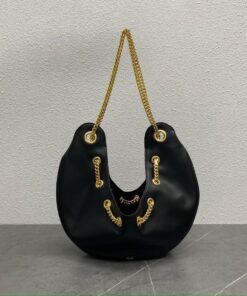 Celine Large Ava Chain Black For Women 13in/33cm